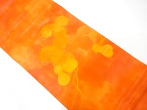 瓢箪模様織り出し　袋帯